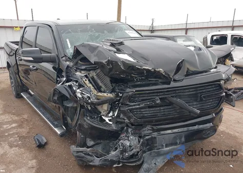 2019 Ram 1500 Laramie 4X2 5'7 Box from USA, damaged, VIN 1C6RREJT5KN612050